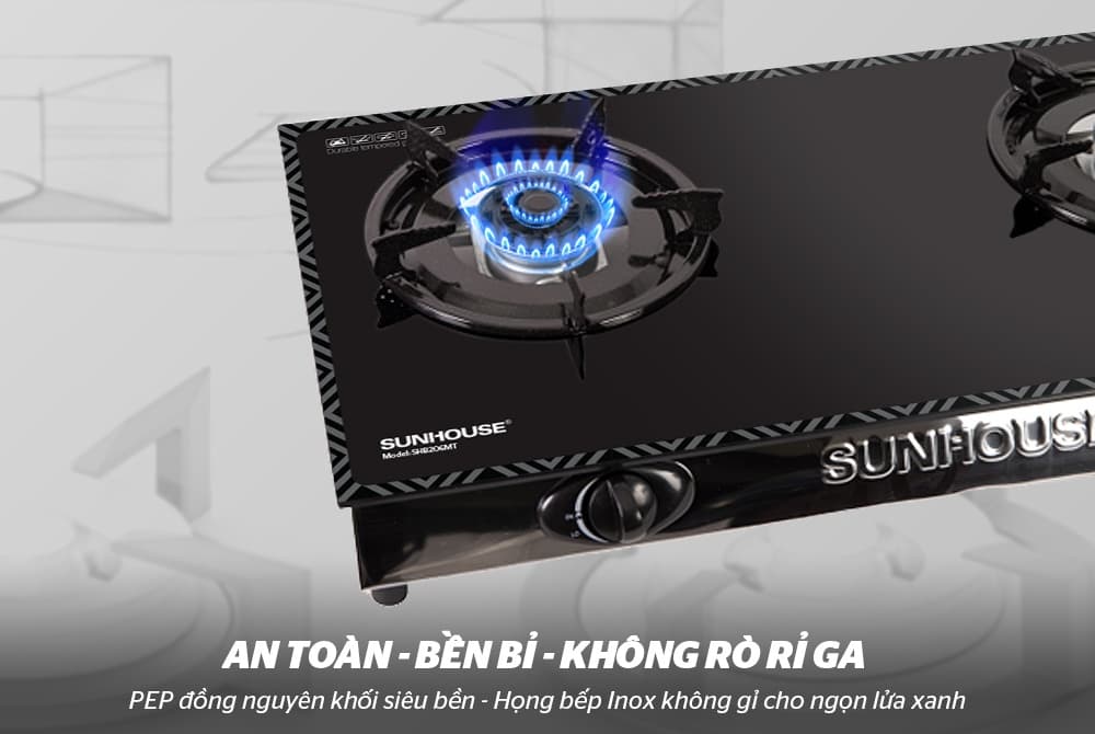 Ảnh Bếp gas dương kính Sunhouse SHB206MT