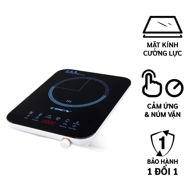 Bếp từ cảm ứng đa năng Coex CI-3308 (2000W, Kèm nồi lẩu)