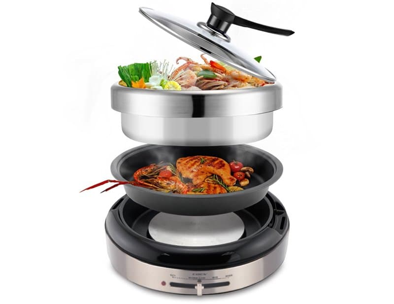 Ảnh Lẩu nướng điện đa chức năng 4 lít Coex CH-2114 (Kèm khay nướng)
