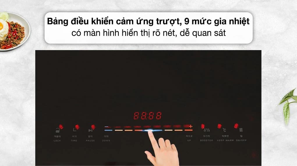 Ảnh Bếp đôi từ-hồng ngoại Hawonkoo CEH-207-IF- Thailan