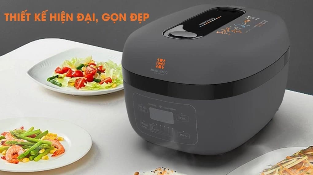 Ảnh Nồi cơm điện tử cao tần 1,5L Hawonkoo RCH-152-IH-GR