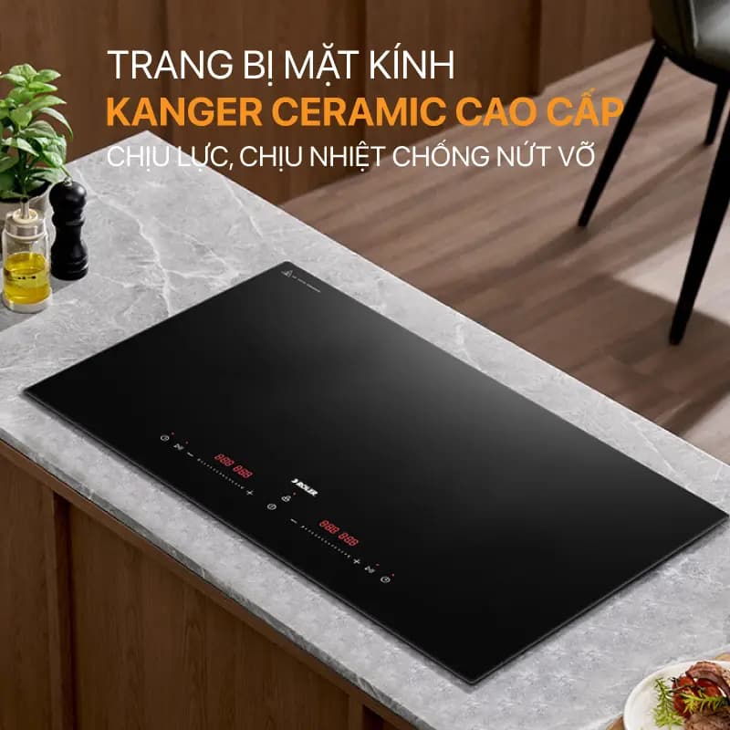 Ảnh Bếp từ đôi 2 vùng nấu Roler RIH-6111