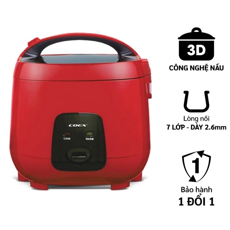 Nồi cơm điện cơ 1.8 lít Coex CR-3420R