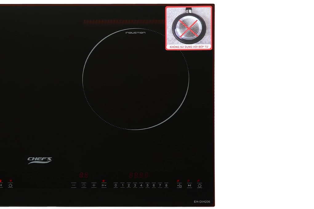 Ảnh Bếp từ đôi Chefs EH-DIH206