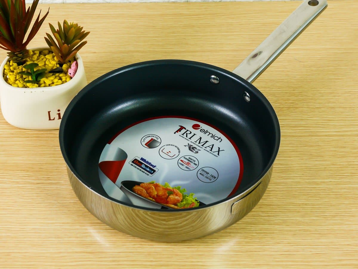 Ảnh Chảo inox 2 đáy Elmich Tri-max XS 24cm EL-3752