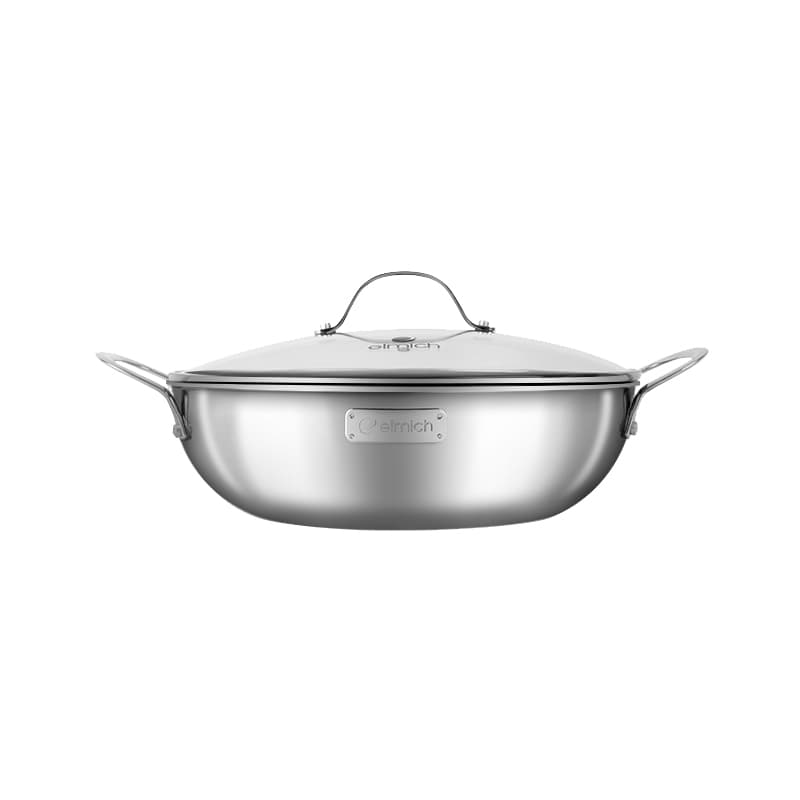 Chảo xào inox 3 đáy Elmich Tri-Max 28cm EL-3797