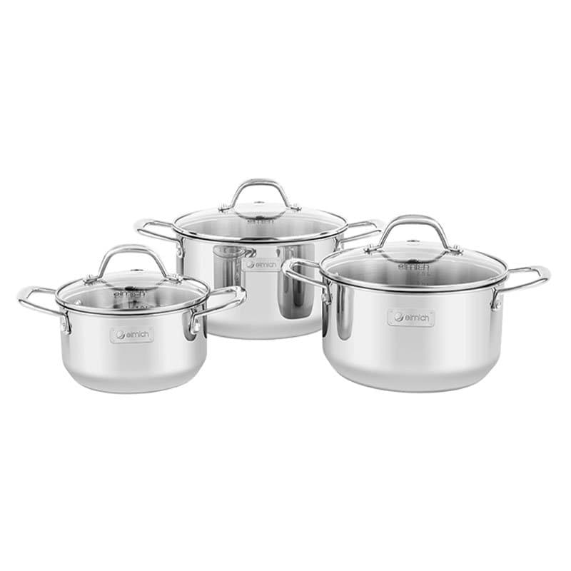 Bộ nồi inox liền khối Elmich Trimax Cz EL-3833