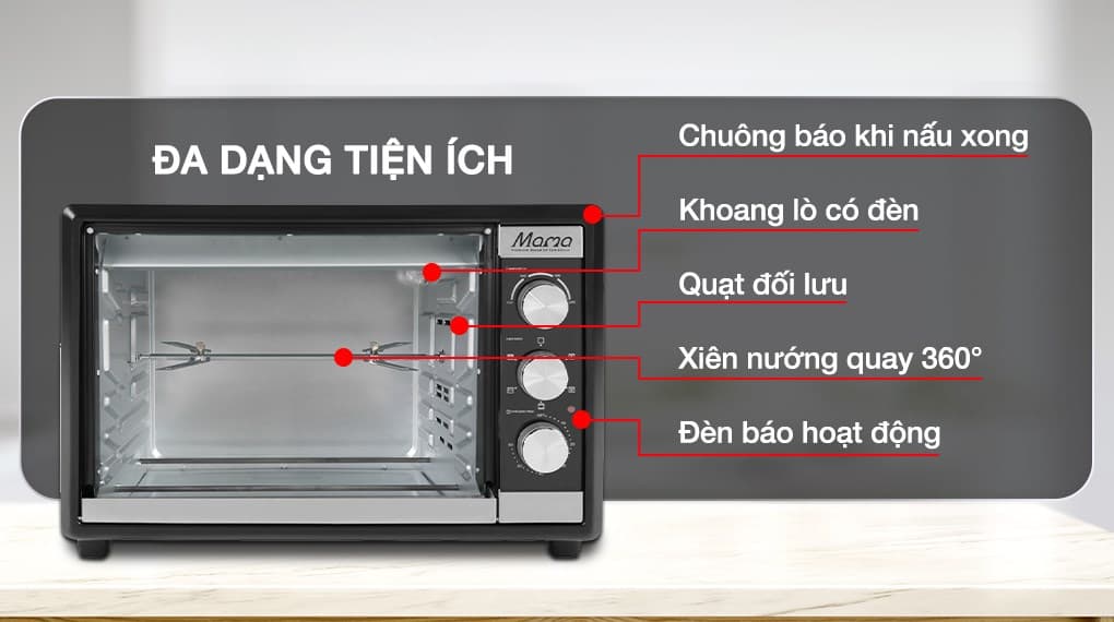 Ảnh Lò nướng Sunhouse Mama 40L SHD4240S