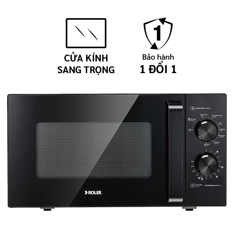 Ảnh Lò vi sóng có nướng Roler RM-3214 (23 Lít, 900W/1000W)