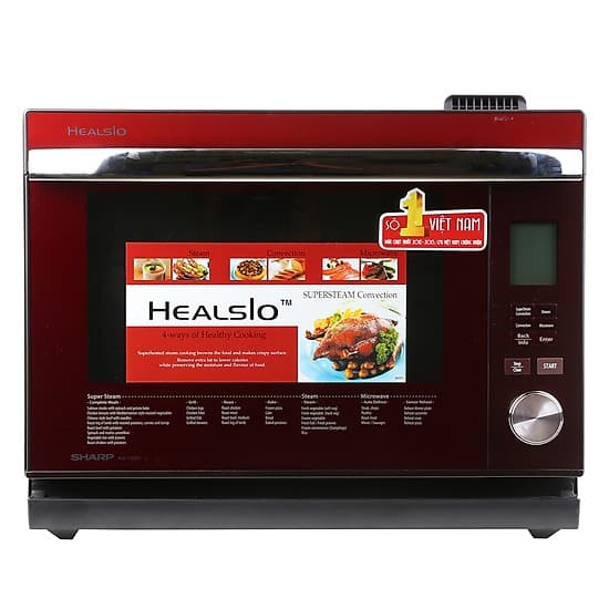 Ảnh Lò vi sóng hơi nước Helso inverter Sharp AX-1600VN(R') 31 lít