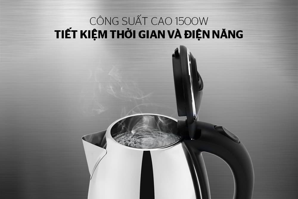 Ảnh Ấm siêu tốc 1.8 Lít Sunhouse HTD1088/HTD1081 1500W
