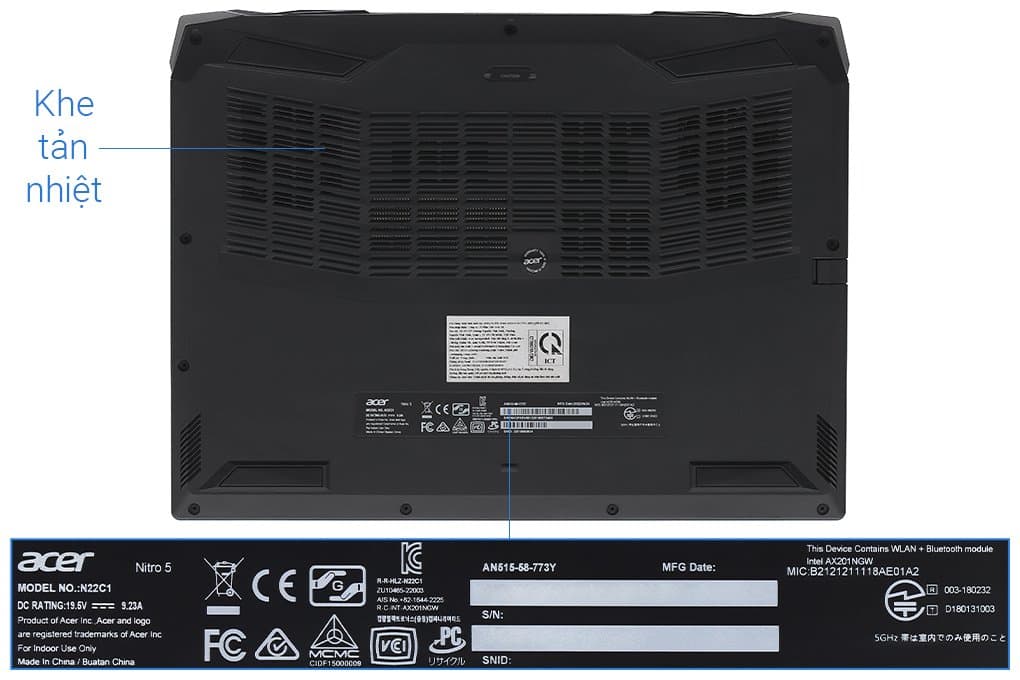 Ảnh Laptop Acer Nitro 5 Tiger AN515-58-773Y