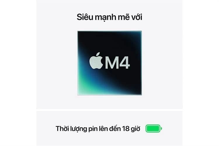 Ảnh Macbook Air M4 13 inch 10CPU/10GPU/16GB/512GB - Starlight