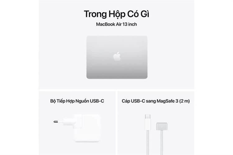 Ảnh Macbook Air M4 13 inch 10CPU/8GPU/16GB/256GB - Silver
