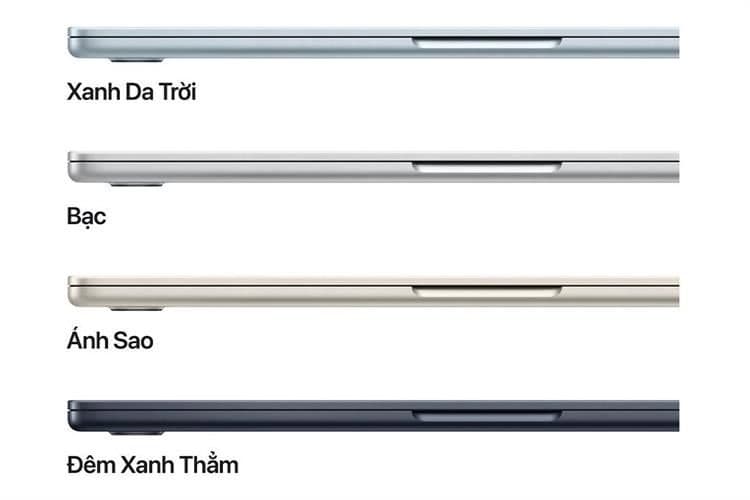Ảnh Macbook Air M4 15 inch 10CPU/10GPU/16GB/512GB - Silver