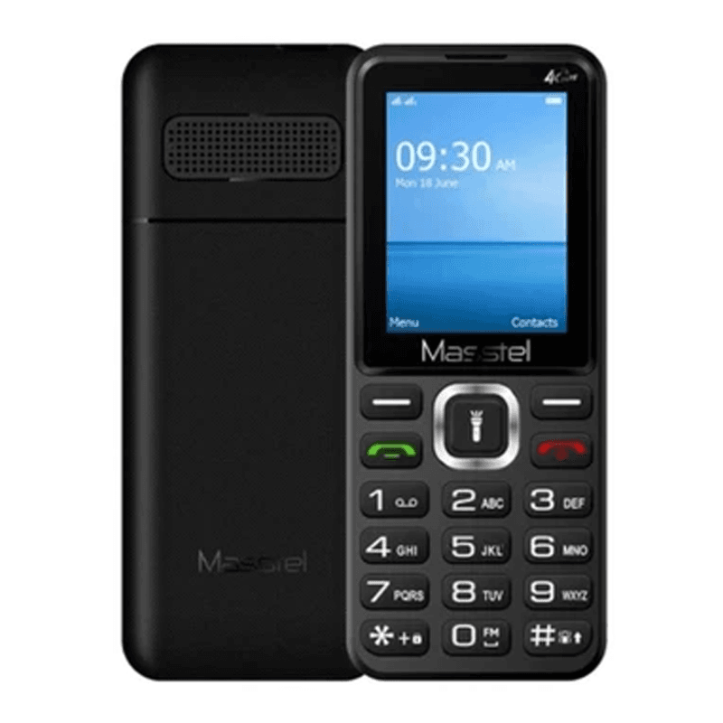 Điện thoại Masstel IZI T2 4G Đen (Black)