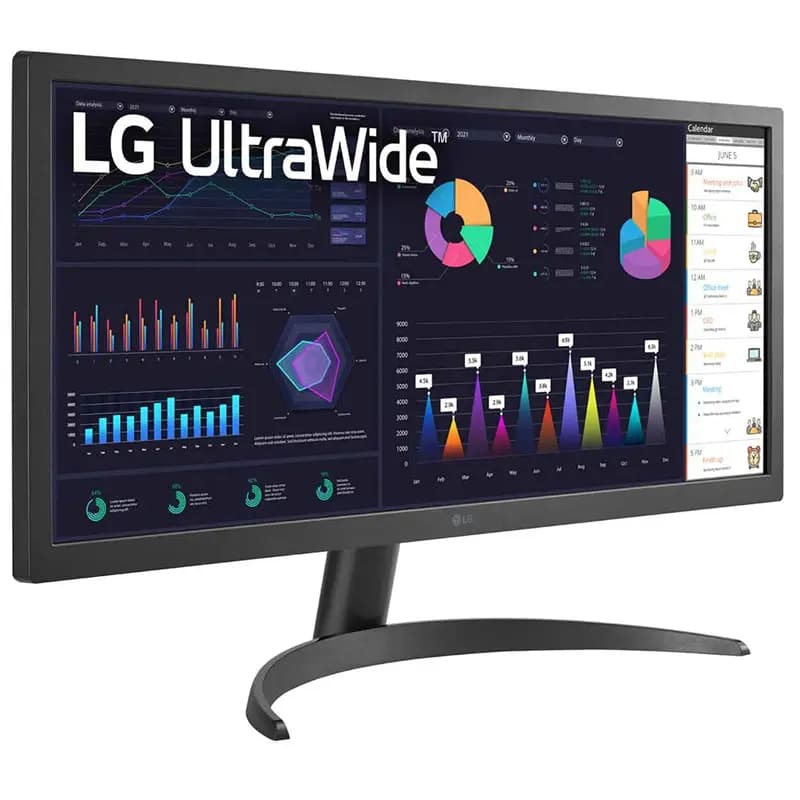 Ảnh Màn hình LG Ultrawide 26WQ500-B (25.7Inch/ WFHD (2560x1080)/ 5ms/ 75HZ/ 200cd/m2/ IPS)
