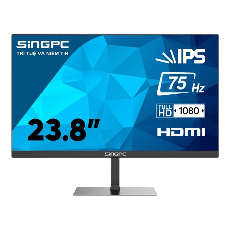 Màn hình LED SingPC Q24F75 IPS((23.8 inch/FHD/IPS/75Hz/5ms/250 nits/HDMI+VGA+Audio)_tràn viền