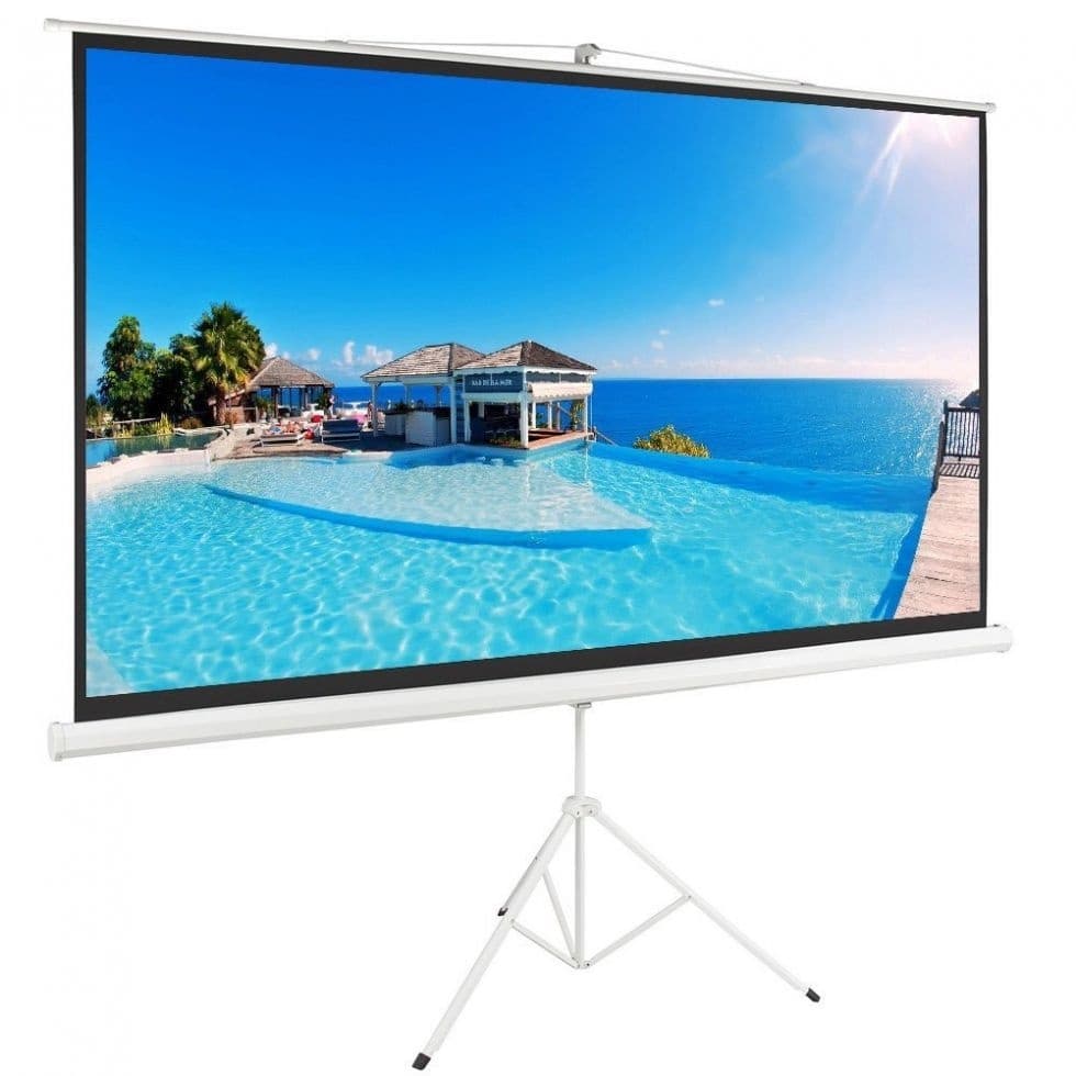 Màn chiếu 3 chân Eco screen(P60TS) 84" 1,52 m x 1,52 m - Bỏ vừa ô tô Điện tử, Viễn thông