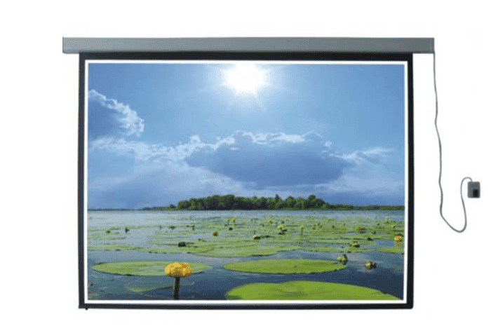 Ảnh Màn chiếu điện Ecoscreen(PW96ES) 96" x 72" : Kích thước: 2.44 x 1.83m (135")