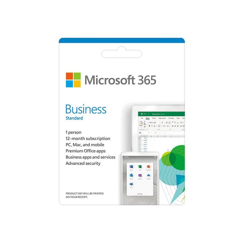 Ảnh Phần mềm Microsoft 365 Bus Std Retail All Languages APAC EM SubPKL 1YR Onln DwnLd NR (KLQ-00209) - Key điện tử