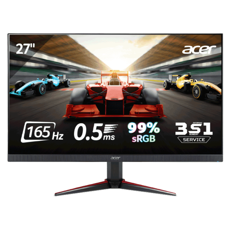 Màn hình gaming Acer VG270S(27 INCH/Full HD/IPS/165HZ/0.5Ms/2*HDMI, 1*DP,Speaker,Freesync)