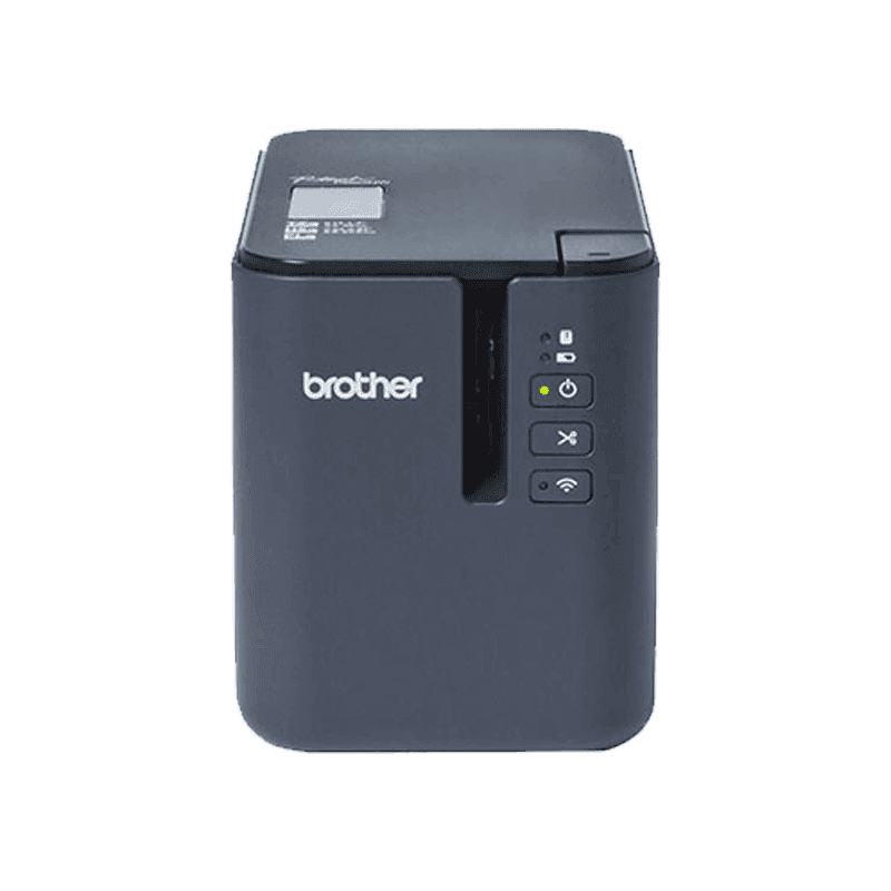 Máy in nhãn Brother PT-P950NW dạng để bàn.