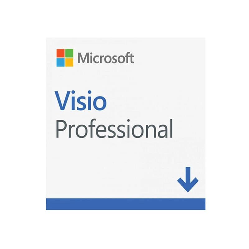 Phần mềm Microsoft Visio Pro 2021 Win All Lng PK Lic Online DwnLd C2R NR (D87-07606) - Key điện tử