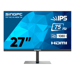 Màn hình LED SingPC Q27F75 IPS((27"/FHD/IPS/75Hz/5ms/250 nits/HDMI+VGA+Audio/Loa)_tràn viền
