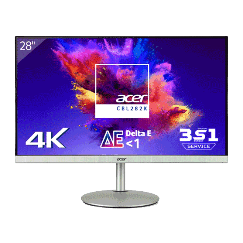 Màn hình đồ họa Acer CBL282K (28.0Inch/ 4K (3840 x 2160)/ 4ms/ 60HZ/ 300 cd/m2/ IPS/ Loa)2*HDMI,1*DP)