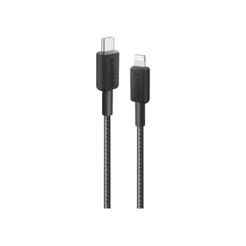 Cáp Sạc nhanh Anker 322 Type C – Lightning bọc dù MFI 0.9m A81B5