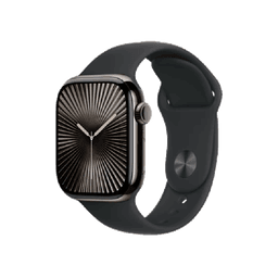 Apple Watch Series 10 42mm 4G Viền Titan Dây Cao Su Size M/L Đen MWXH3SA/A