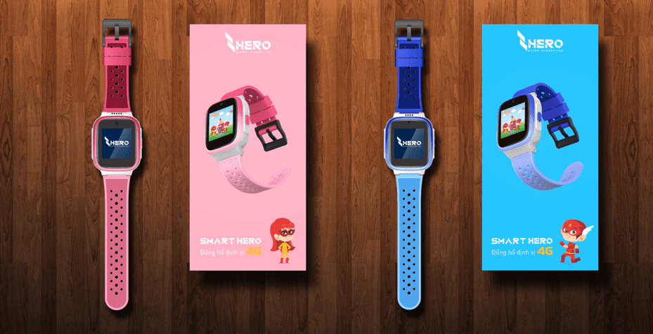 Ảnh Đồng hồ định vị trẻ em Masstel Smart Hero 4G màu xanh (Blue)