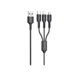 Cáp sạc 3 trong 1 WK WDC-137 Upine series 1m