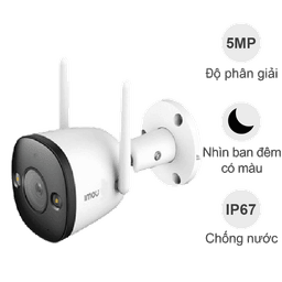Camera ngoài trời iMou Bullet 2E F52FP (5MP, đêm full màu)