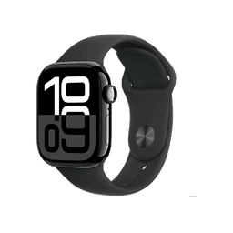 Apple Watch Series 10 46mm 4G Viền Nhôm Dây Cao Su Size S/M Đen MWY33SA/A