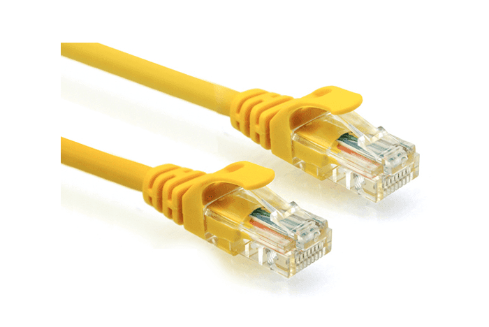 Dây mạng CAT5e UTP lan, màu vàng, dài 1M Ugreen (11230) NW103