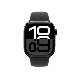 Apple Watch Series 10 42mm 4G Viền Nhôm Dây Cao Su Size S/M Đen MWX63SA/A