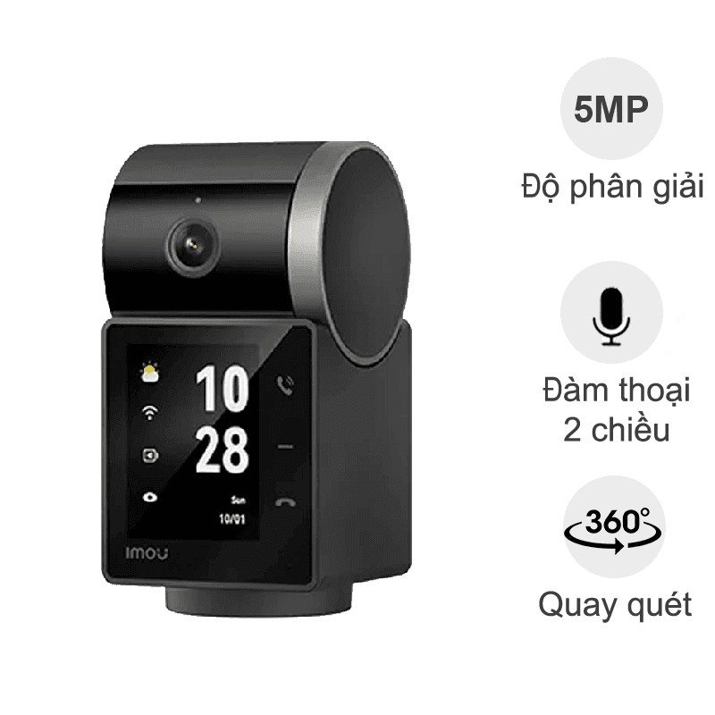 Camera Wifi gọi điện iMou Rex VT S2VP-5M0WR (5MP, đàm thoại, quay quét)