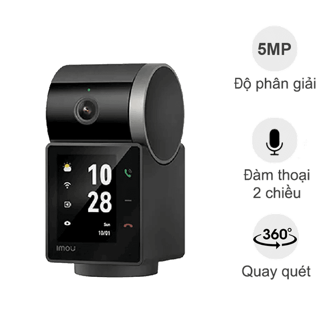 Camera Wifi gọi điện iMou Rex VT S2VP-5M0WR (5MP, đàm thoại, quay quét)
