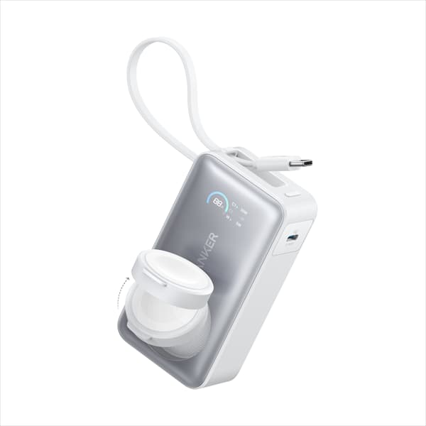 Ảnh Sạc dự phòng Anker Nano 1C 35W 10000mah (Built-In USB-C, Made for Apple Watch) Trắng (White) B2B_A1657H21