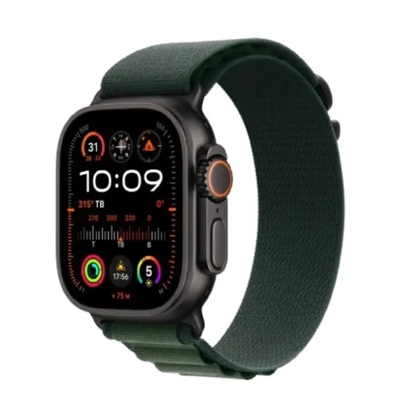 Ảnh Apple Watch Ultra 2 2024 49mm 4G Viền Titan Đen Dây Alpine Size S Đen MX4Q3VN/A