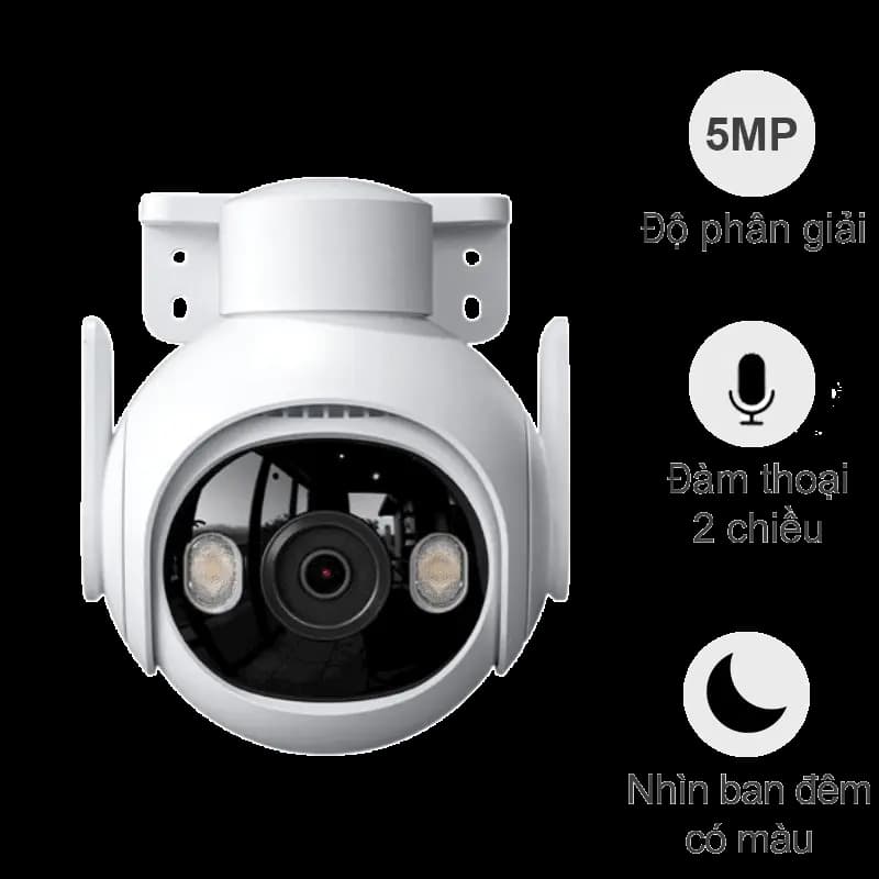 Ảnh Camera ngoài trời iMou Cruiser 2 GS7EP-5M0WE (5MP, đàm thoại, quay quét, đêm có màu, AI, IP66)