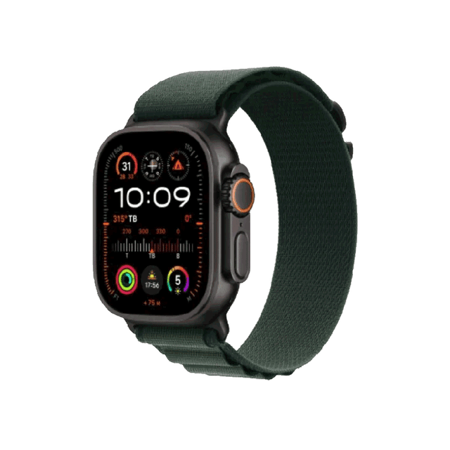 Apple Watch Ultra 2 2024 49mm 4G Viền Titan Đen Dây Alpine Size M màu Titan tự nhiên MX4F3VN/A