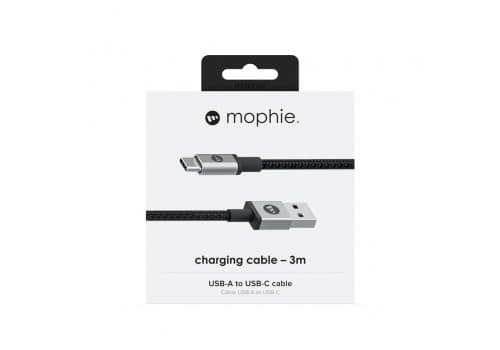 Ảnh Cáp USB-A to USB-C mophie 3M - Black - 409903208