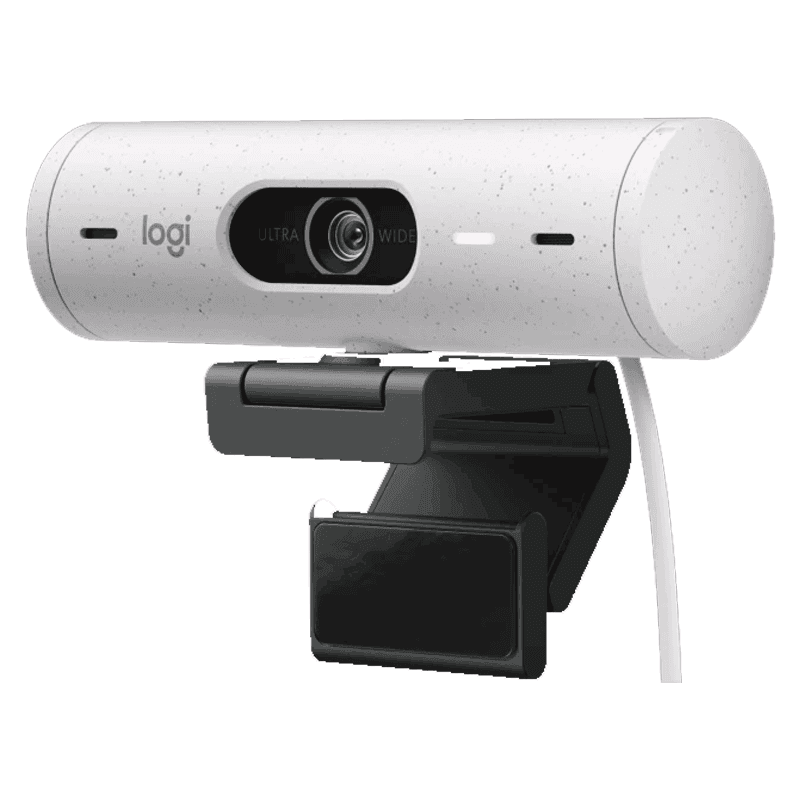 Webcam Logitech Brio 500 màu trắng Phụ kiện