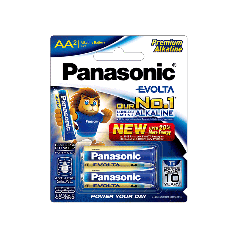 Pin Panasonic Evolta LR6EG/2B(LR6EG/2B-V) - 2 viên AA/ vỉ