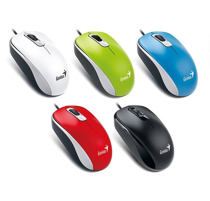 Ảnh Chuột quang có dây Genius DX-110 Xanh lá cây