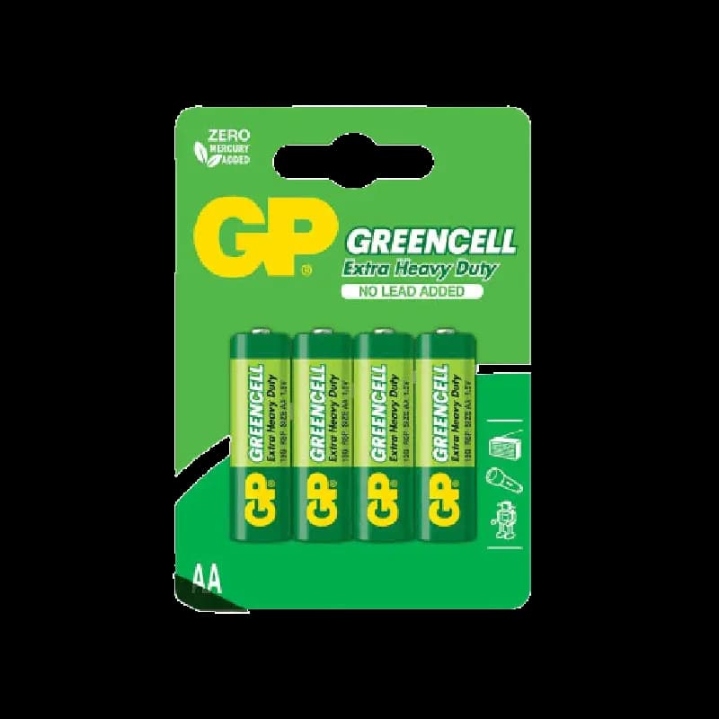 Ảnh Pin tiểu Greencell AA GP15G-2U4 (vỉ 4 viên) 