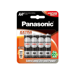 Pin Panasonic Manganese R6NT/4B - 4 viên AA/ vỉ